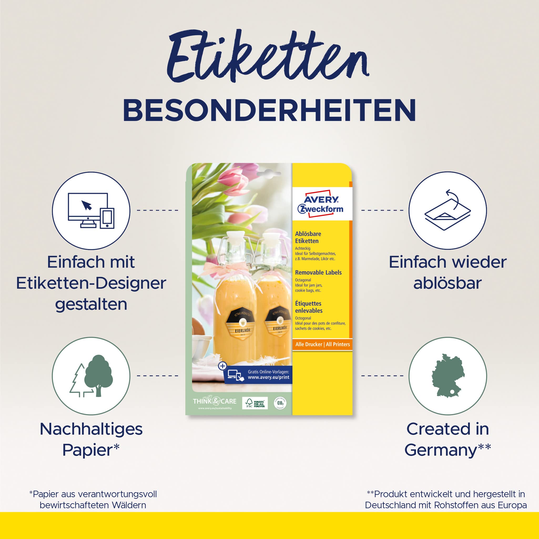 avery-zweckform-flaschenetiketten-5082-achteckig-40-8x40-3-mm-240-st-ck image 2