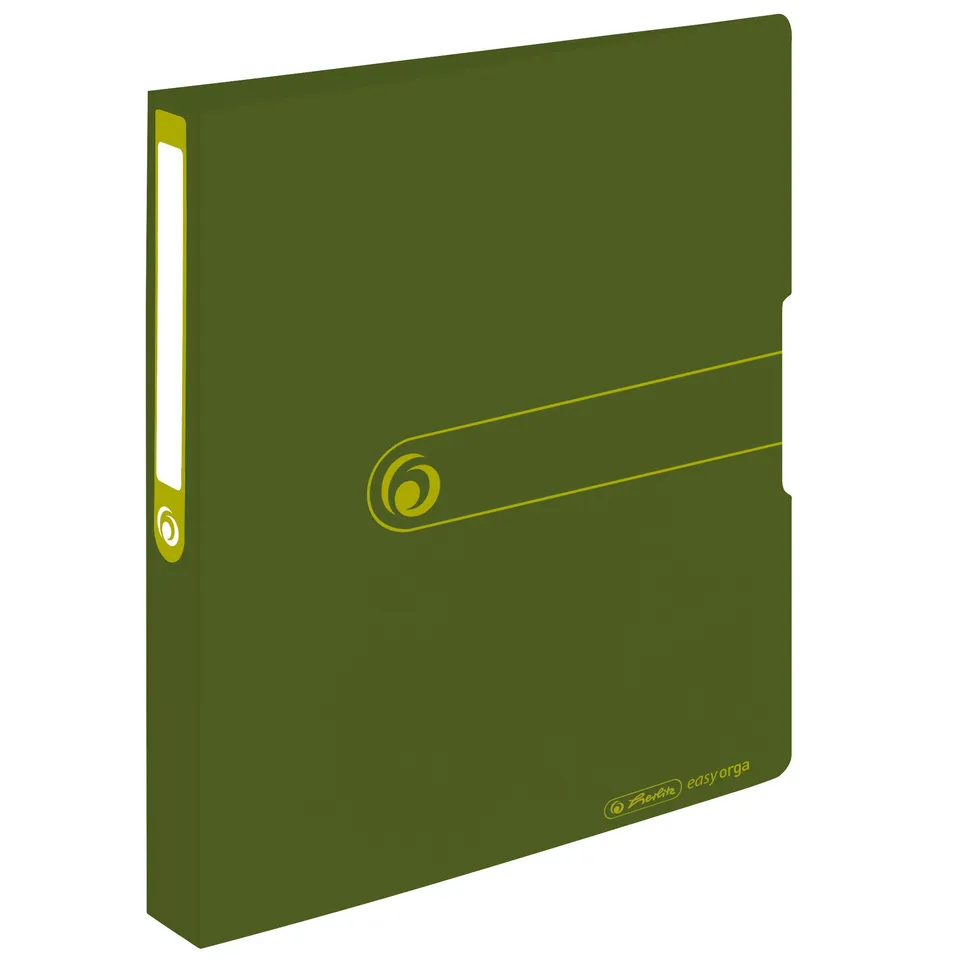 herlitz-11282597-recycling-ringbuch-a4-2-ring-dunkelgr-n image 1