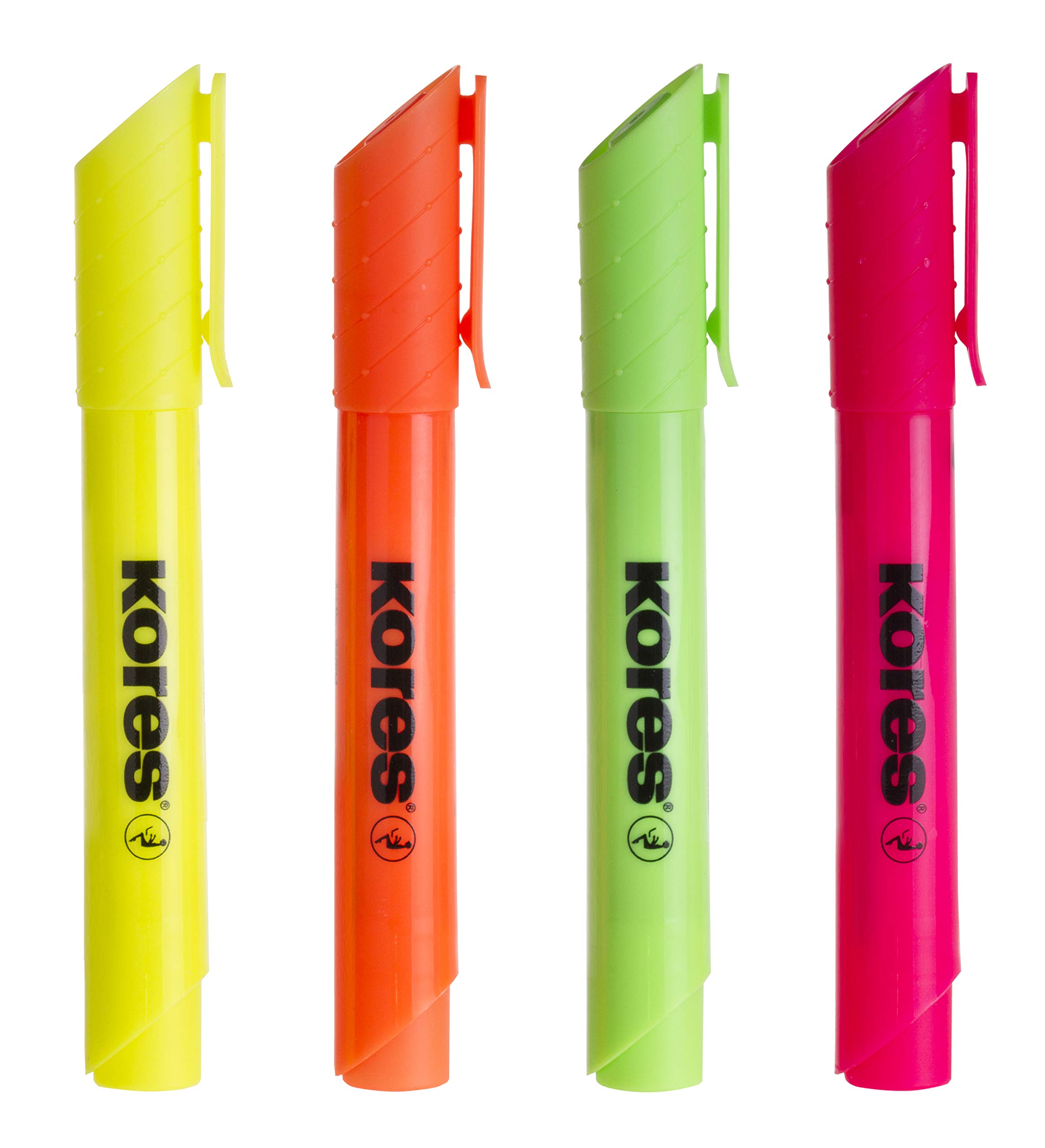 kores-high-liner-plus-textmarker-set-4-farben-keilspitze image 2