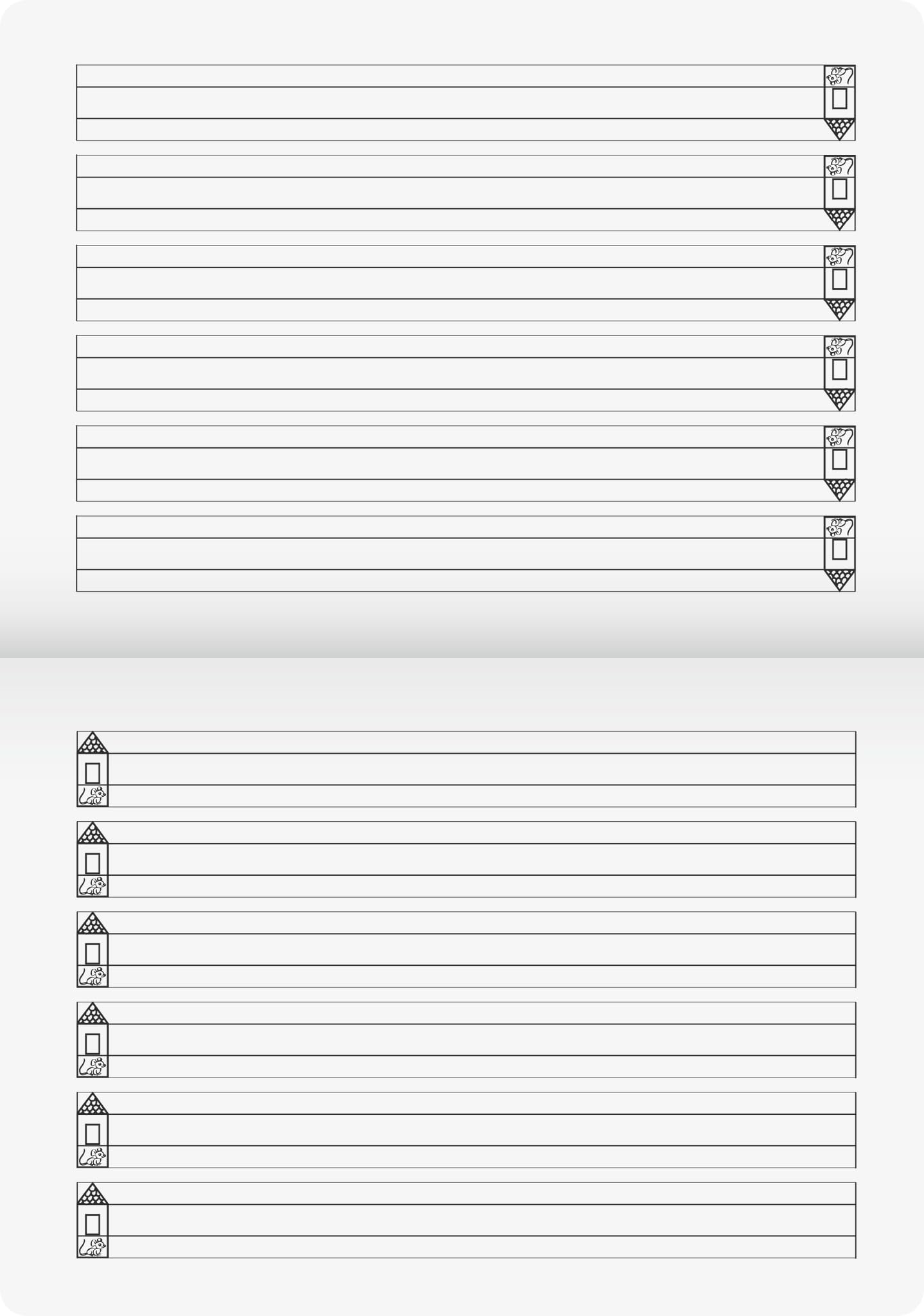 brunnen-1044004-schreiblernheft-4-a4-quer-lineatur-4-16-blatt image 3