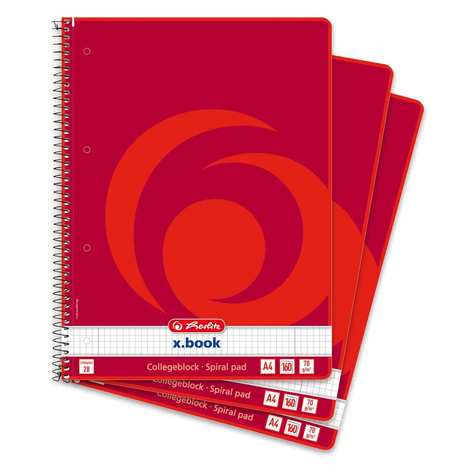 herlitz-x-book-collegeblock-a4-lineatur-28-3-st-ck-320-seiten image 1