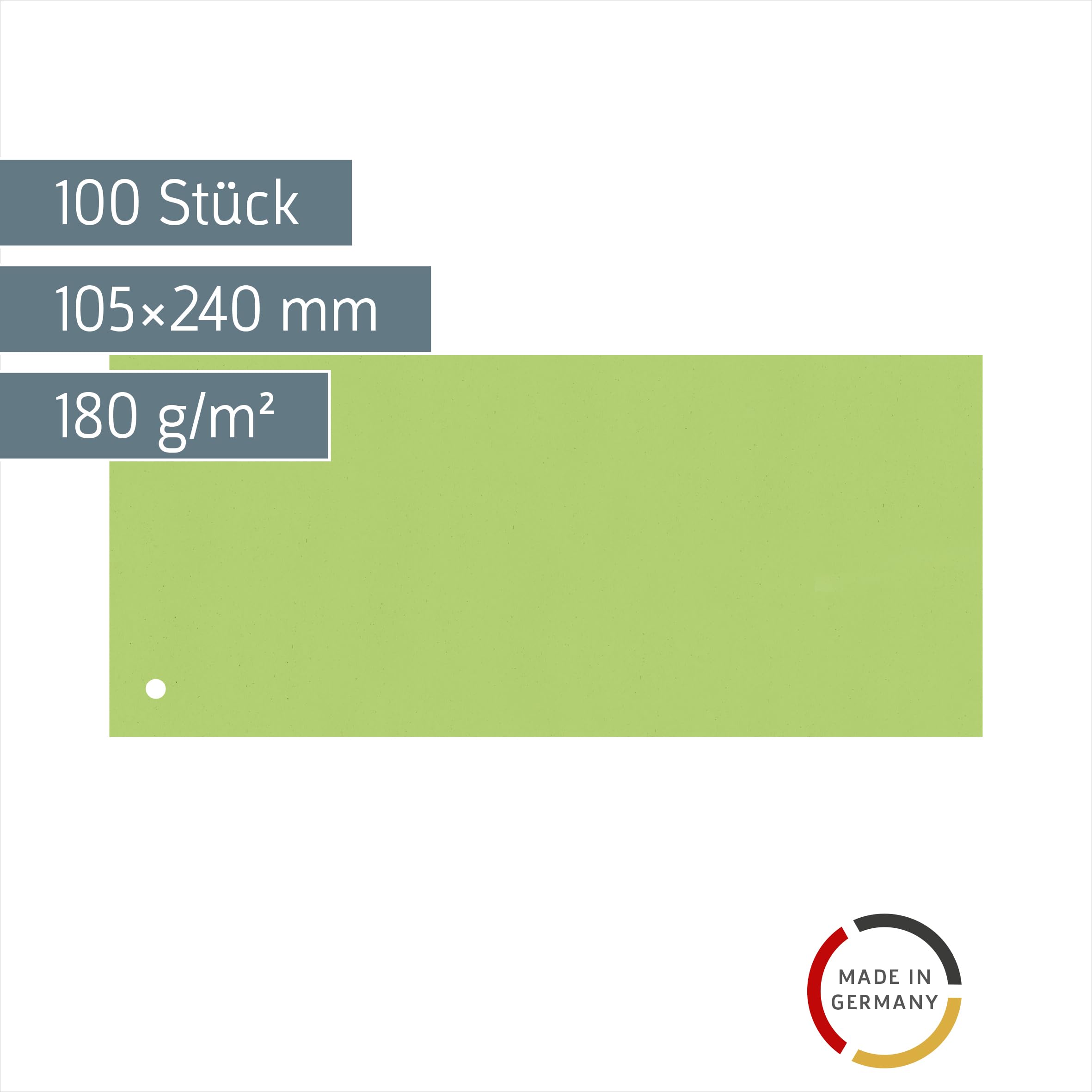 brunnen-fact-trennstreifen-10-5-x-24-cm-gr-n-karton-100-st-ck image 2