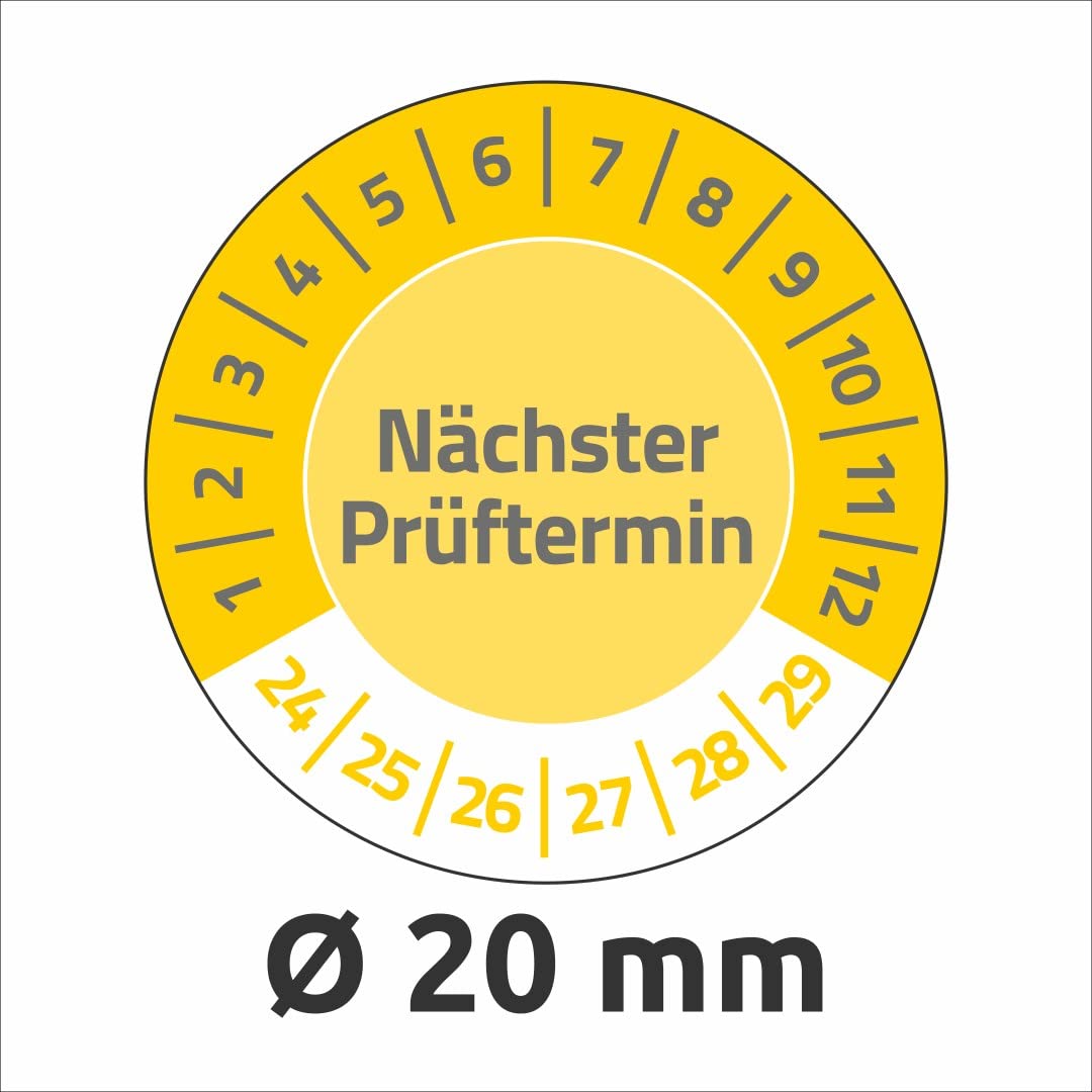 avery-zweckform-6987-2024-pr-fplaketten-n-chster-pr-ftermin-20-mm-gelb-120-st-ck image 6