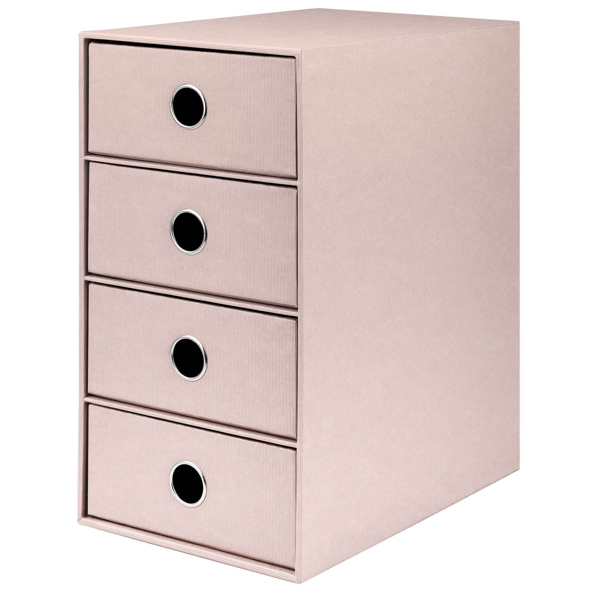 r-ssler-s-o-h-o-schubladenbox-a5-din-lang-4-f-cher-powder-rosa image 1