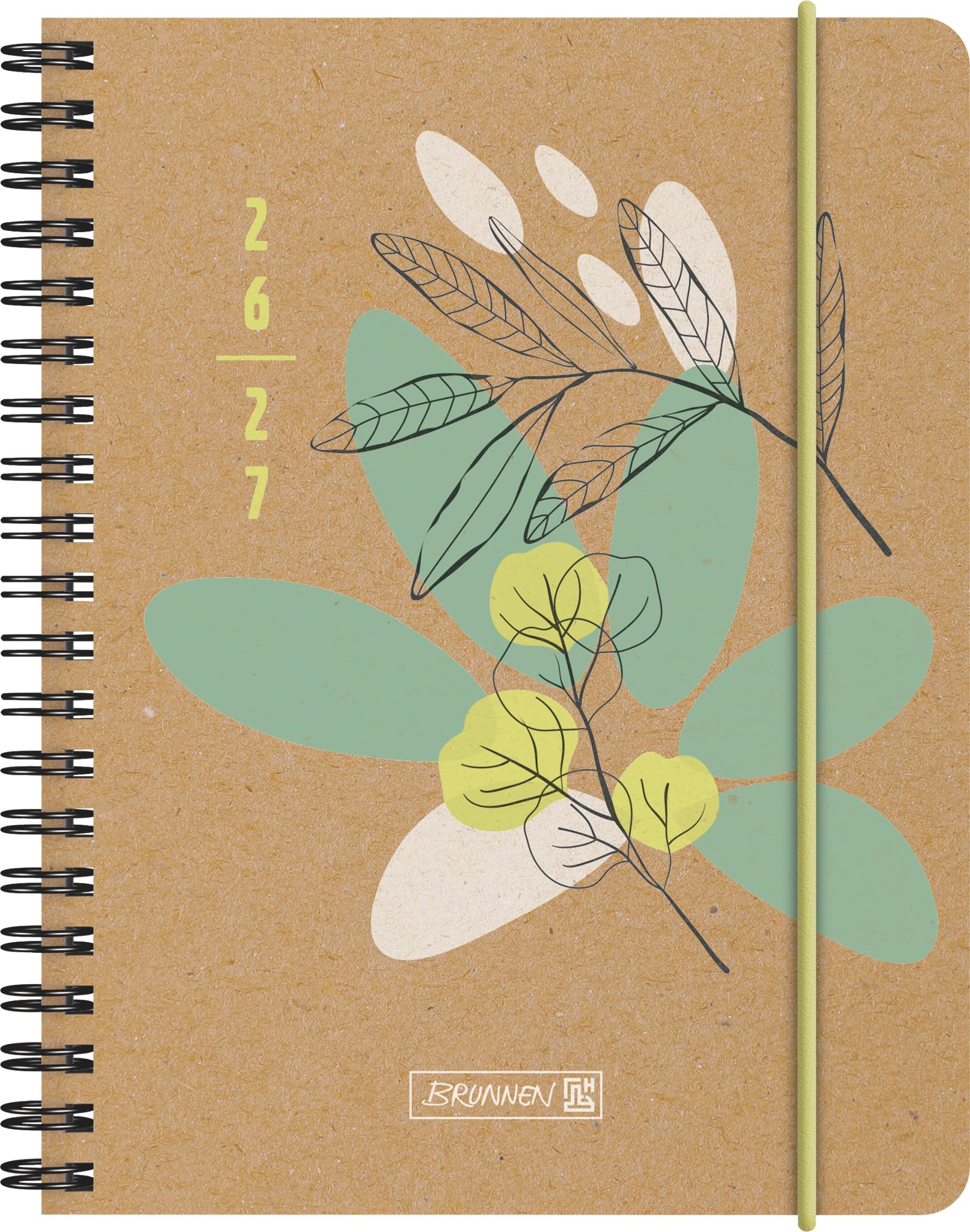 brunnen-sch-lerkalender-2026-2027-sprout-a6-papier-2-seiten-1-woche image 1