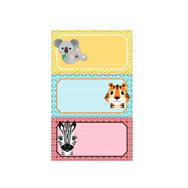 herlitz-buchetiketten-cute-animals-selbstklebend-3-bogen-3-st-ck image 1
