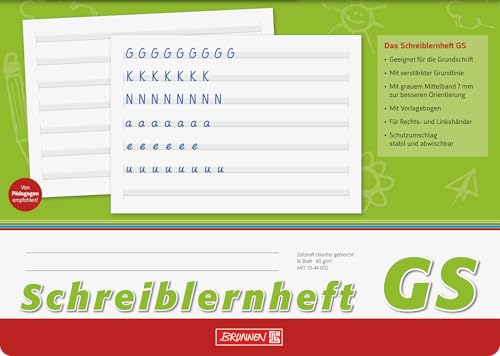 brunnen-1044002-schreiblernheft-gs-a4-quer-16-blatt-grundschrift image 4