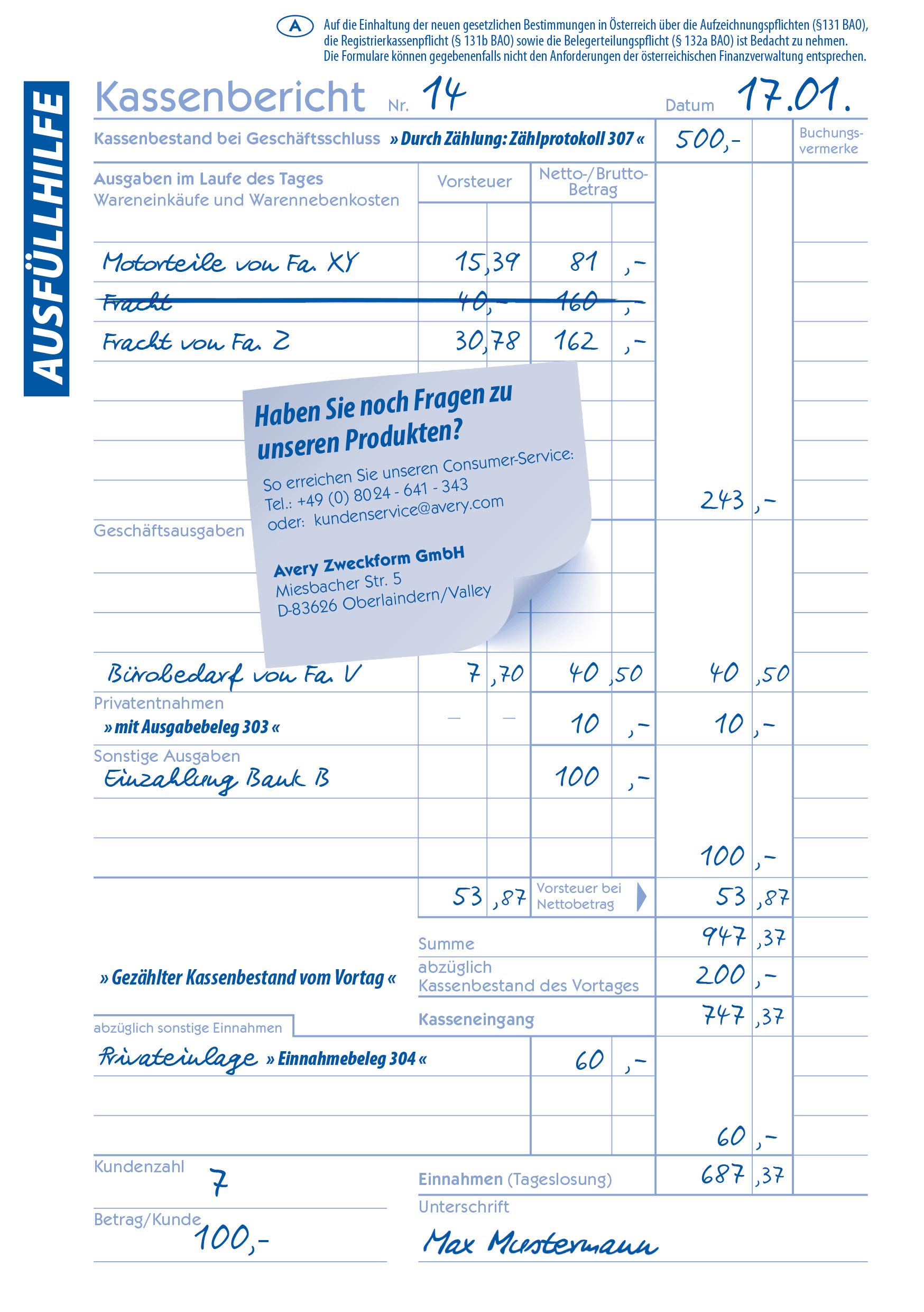avery-zweckform-1265-recycling-kassenbericht-a5-50-blatt-mikroperforiert-f-r-de- image 3
