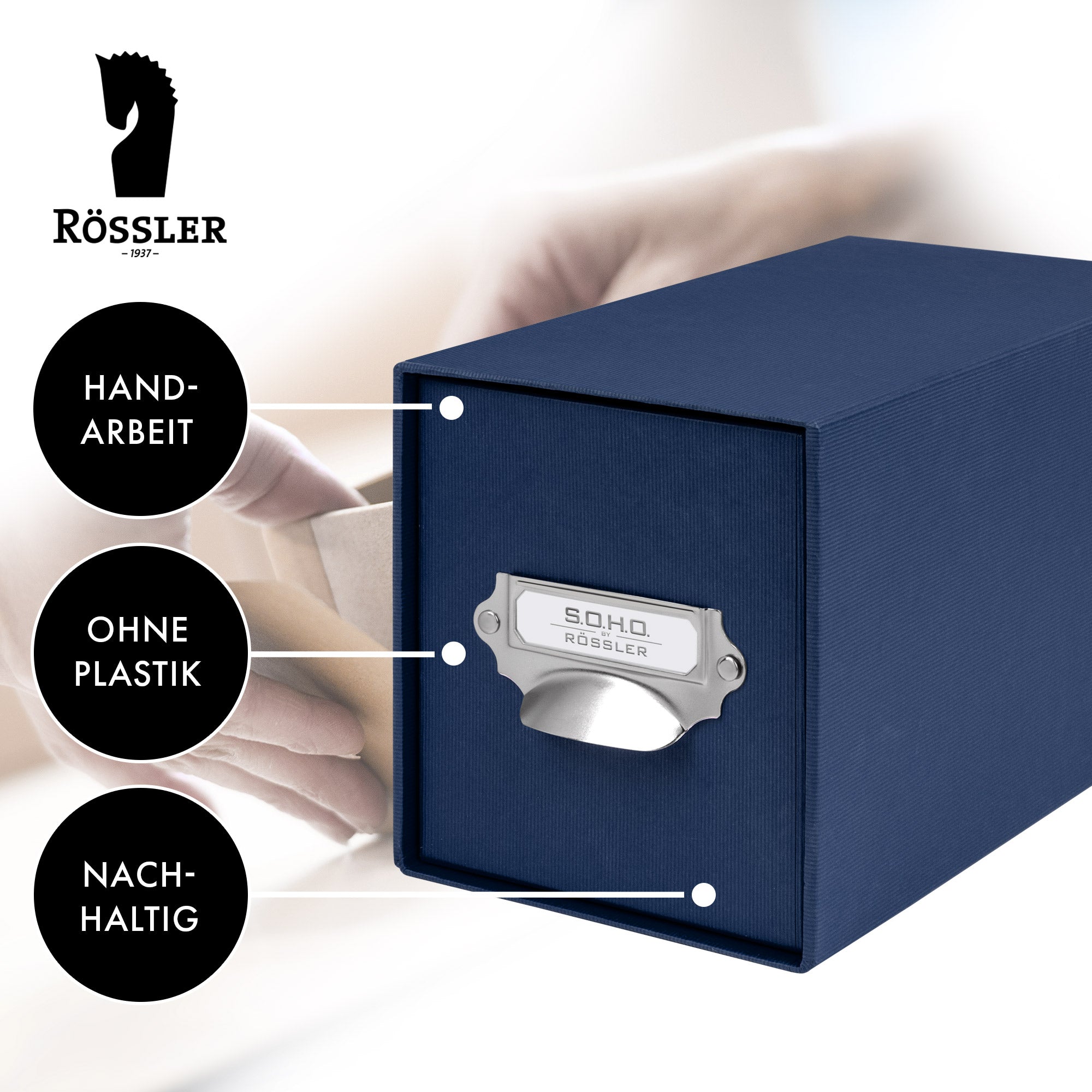 r-ssler-s-o-h-o-schubladenbox-1er-a6-f-r-cds-fotos-navy-blau image 6