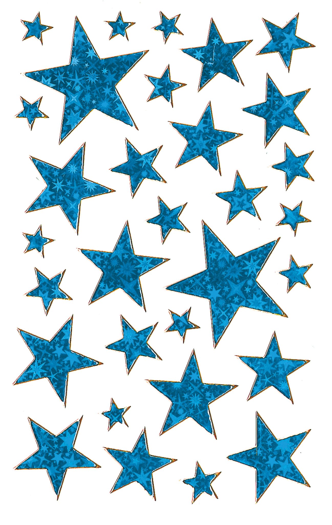 avery-zweckform-z-design-52259-weihnachtsaufkleber-sterne-blau-28-st-ck image 2