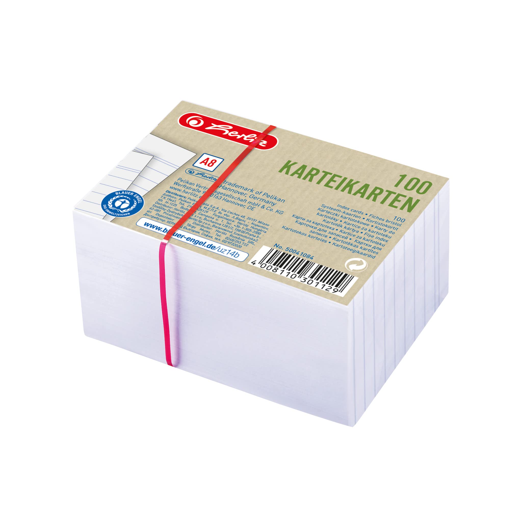 herlitz-karteikarten-a7-liniert-wei-100-st-ck-blauer-engel image 5