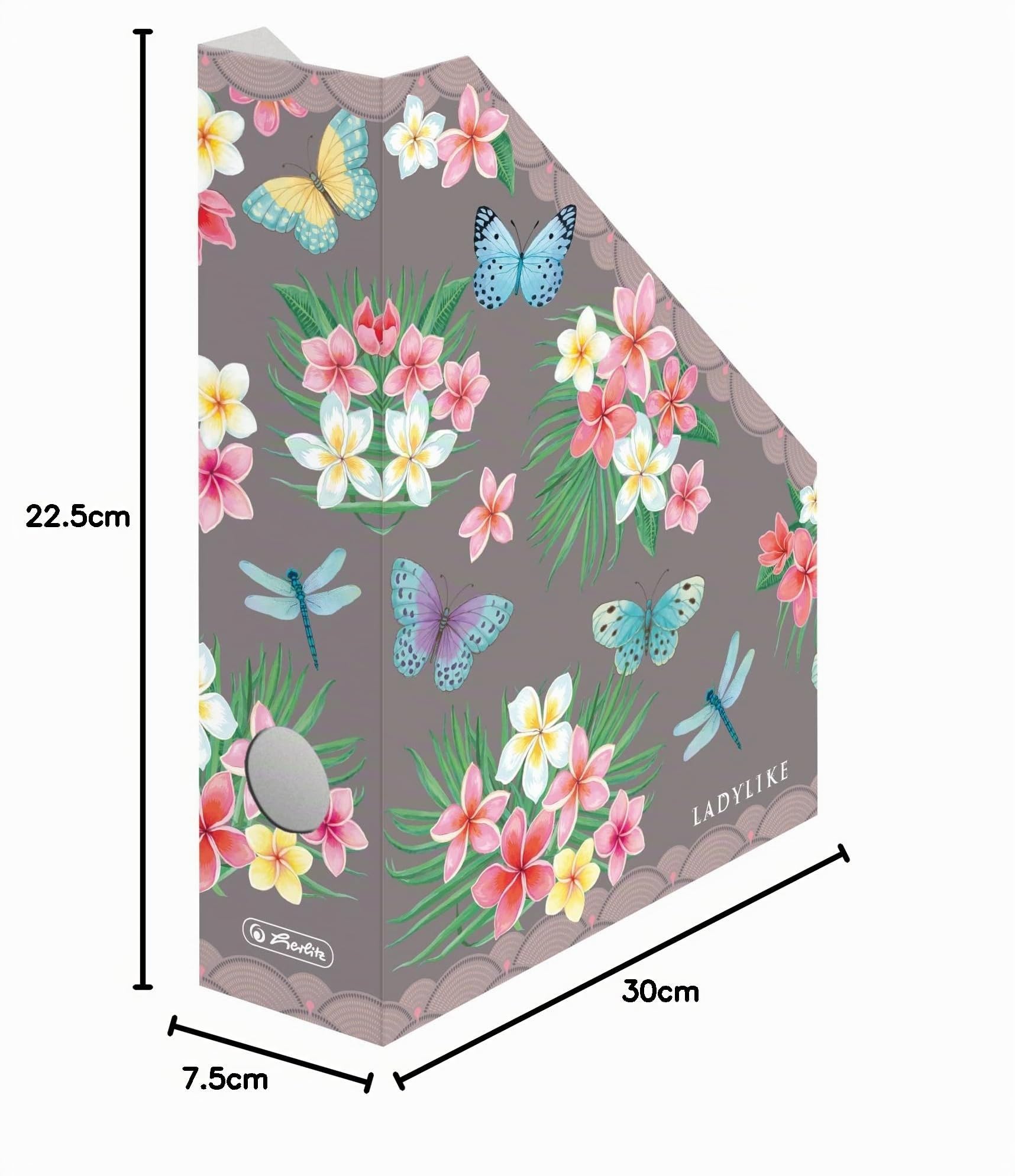herlitz-stehsammler-a4-ladylike-butterflies-wellpappe-7cm-r-cken image 2