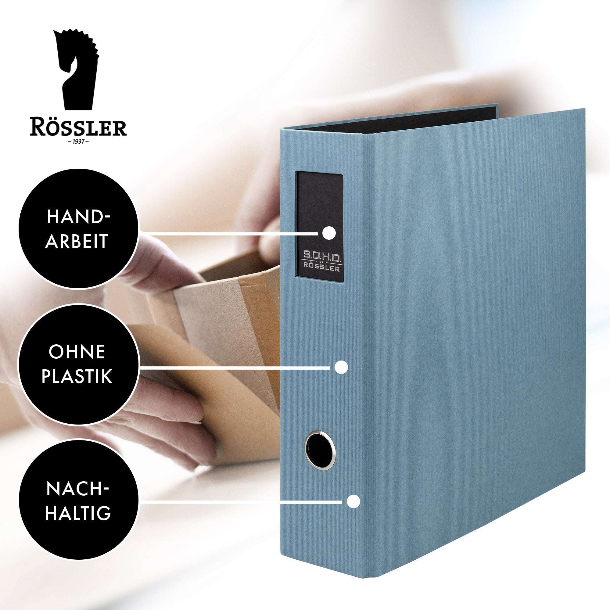 r-ssler-s-o-h-o-ordner-breit-a4-8-5-cm-denim-blau-mit-r-ckenschild image 8