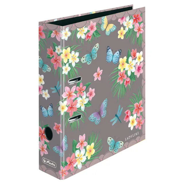 herlitz-ordner-a4-8-cm-ladylike-butterflies image 1