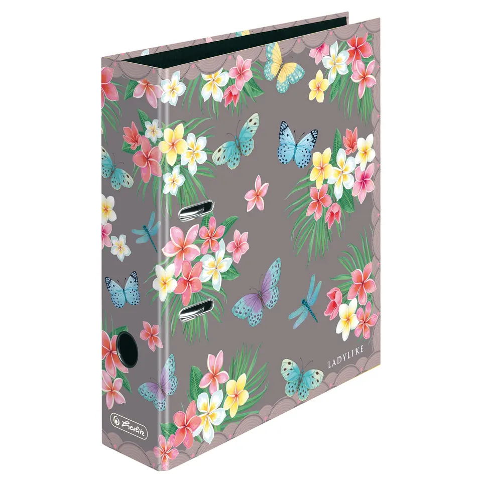 herlitz-ordner-a4-8-cm-ladylike-butterflies image 1