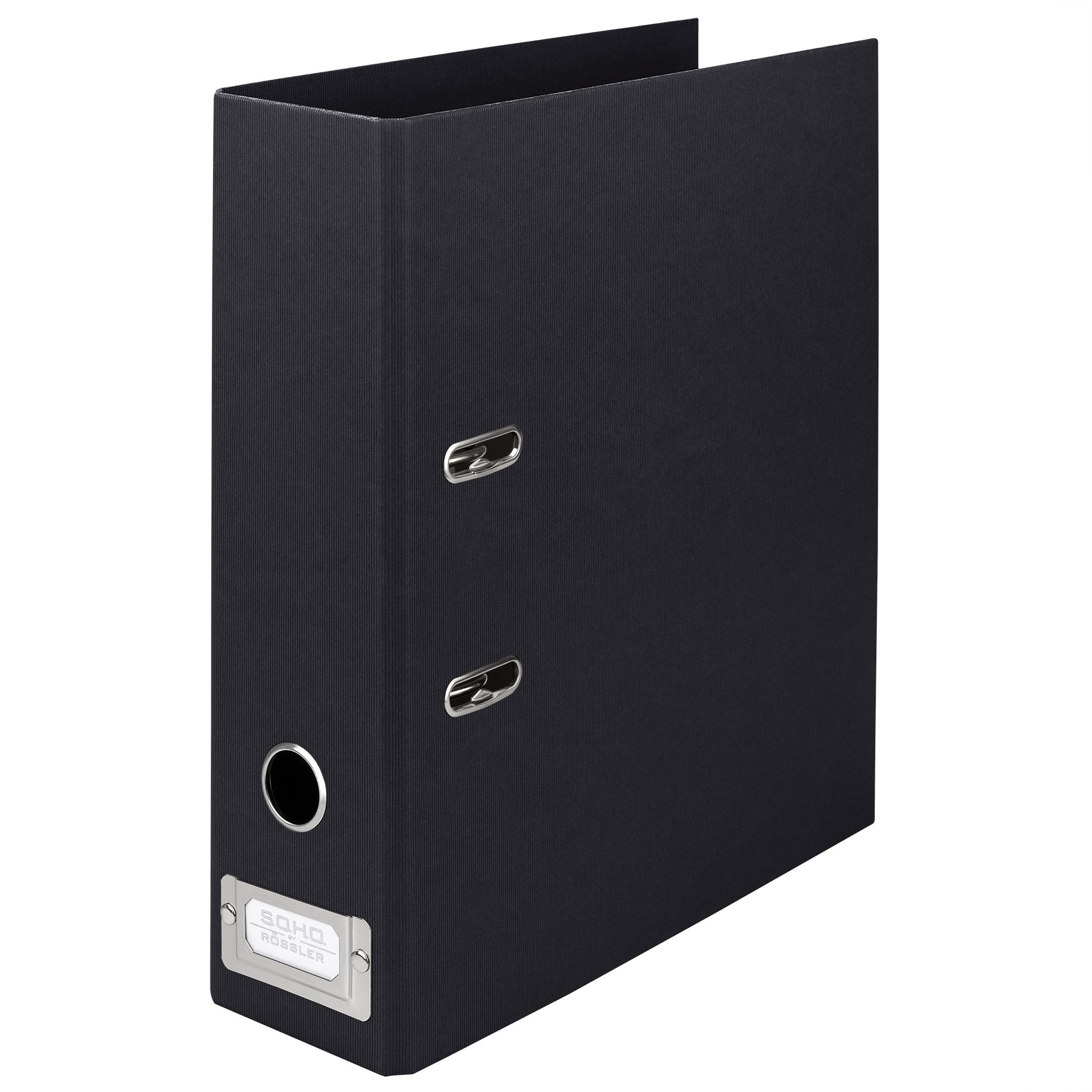 r-ssler-s-o-h-o-ordner-breit-a4-8-cm-mit-metall-r-ckenschild-schwarz image 1