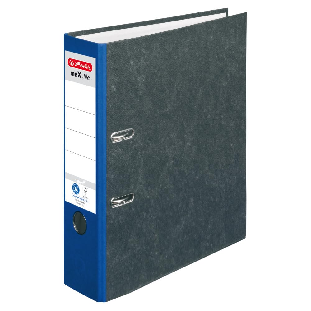 herlitz-ordner-max-file-nature-a4-8-cm-r-cken-wolkenmarmor-blau-20-st-ck image 1