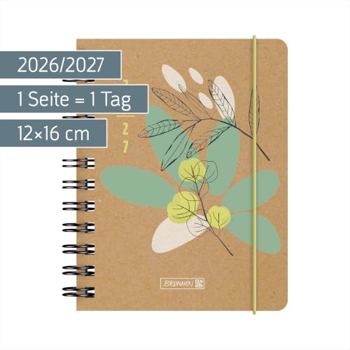 brunnen-sch-lerkalender-2026-2027-sprout-a6-1-seite-1-tag-hardcover-kraftpapier image 7
