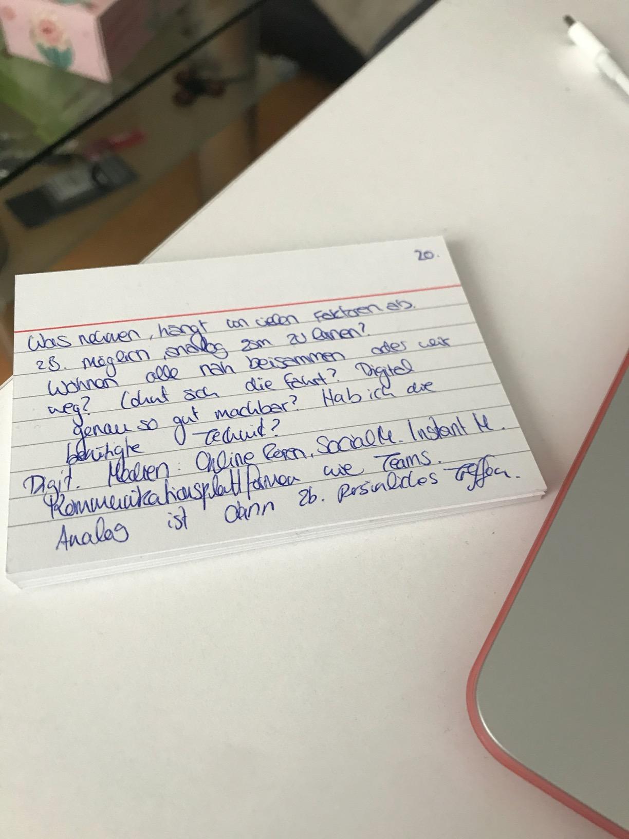 Gut für die Prüfung