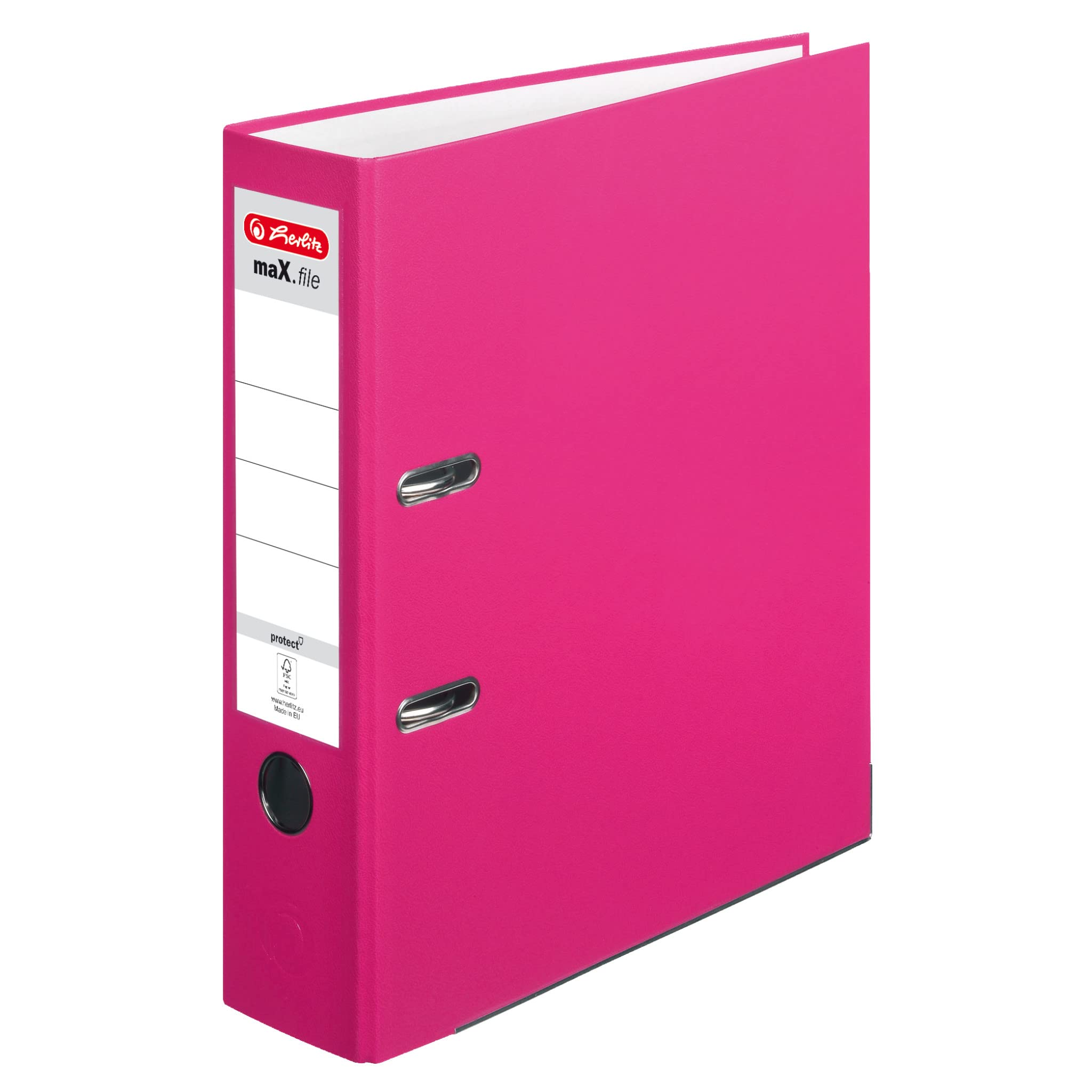 herlitz-ordner-max-file-protect-a4-pink-8-cm-r-ckenbreite-20-st-ck image 2