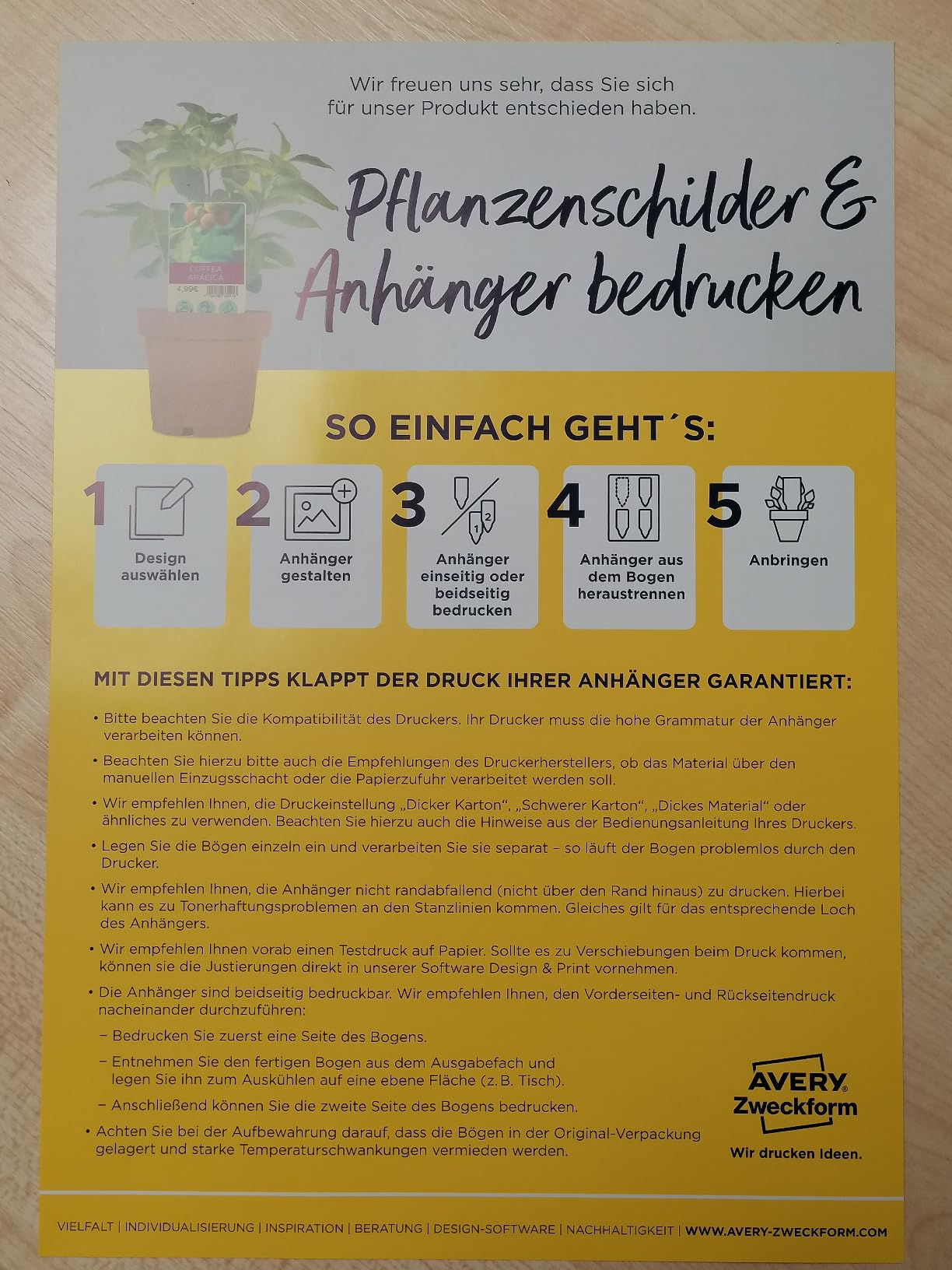 Klein, weiß, wetterfest!