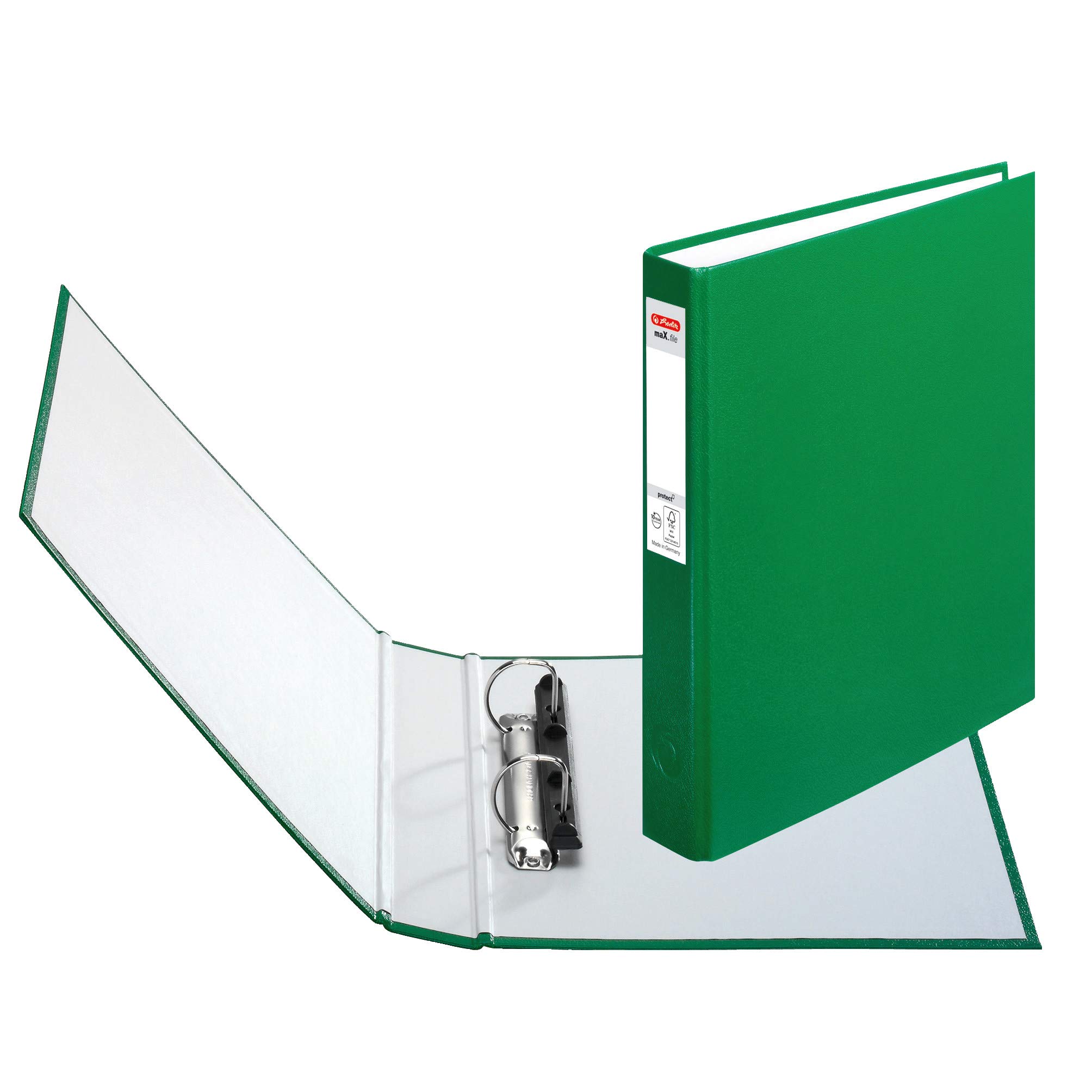 herlitz-ringbuch-max-file-protect-a5-2-ring-kombi-mechanik-gr-n-25-mm image 2
