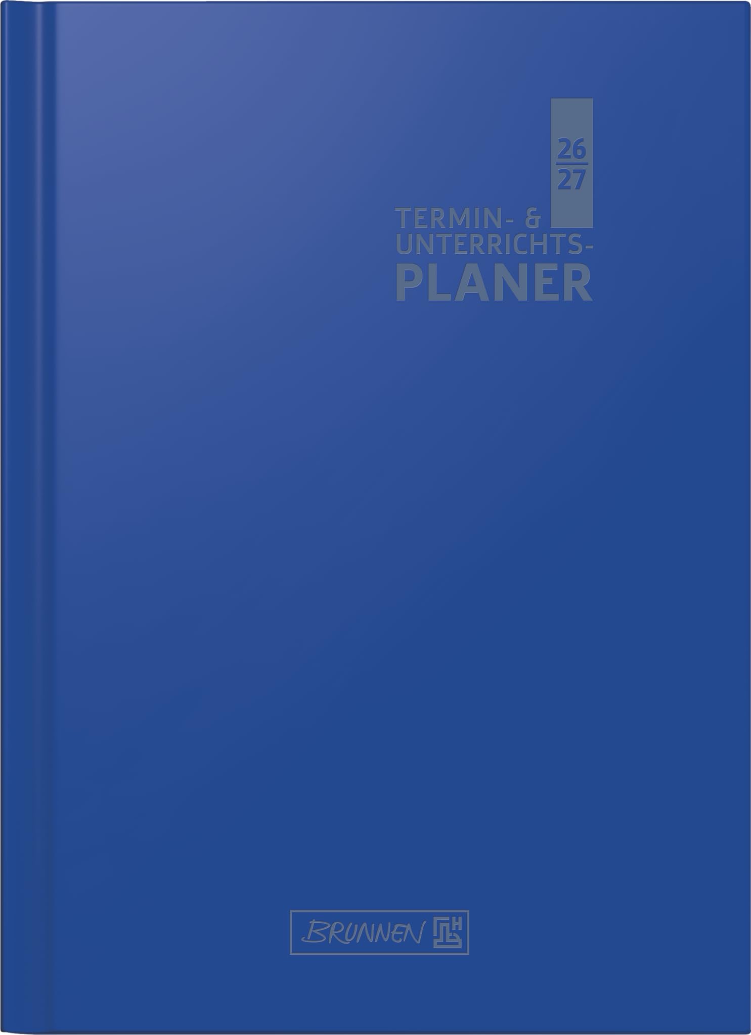 brunnen-termin-unterrichtsplaner-2026-2027-a4-lehrerplaner-hardcover-blau image 1