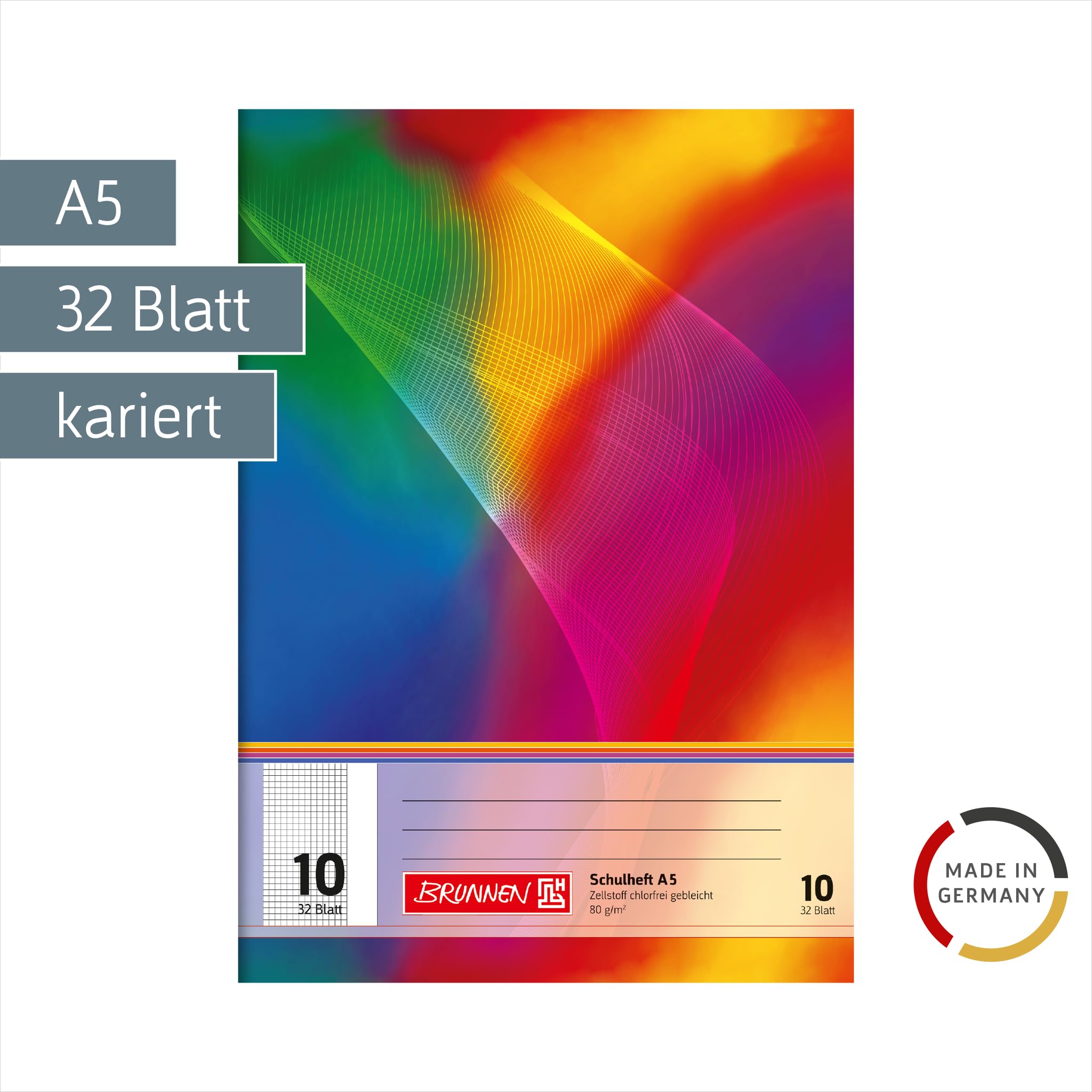 brunnen-schulheft-104531002-din-a5-doppelheft-32-blatt-liniert image 2