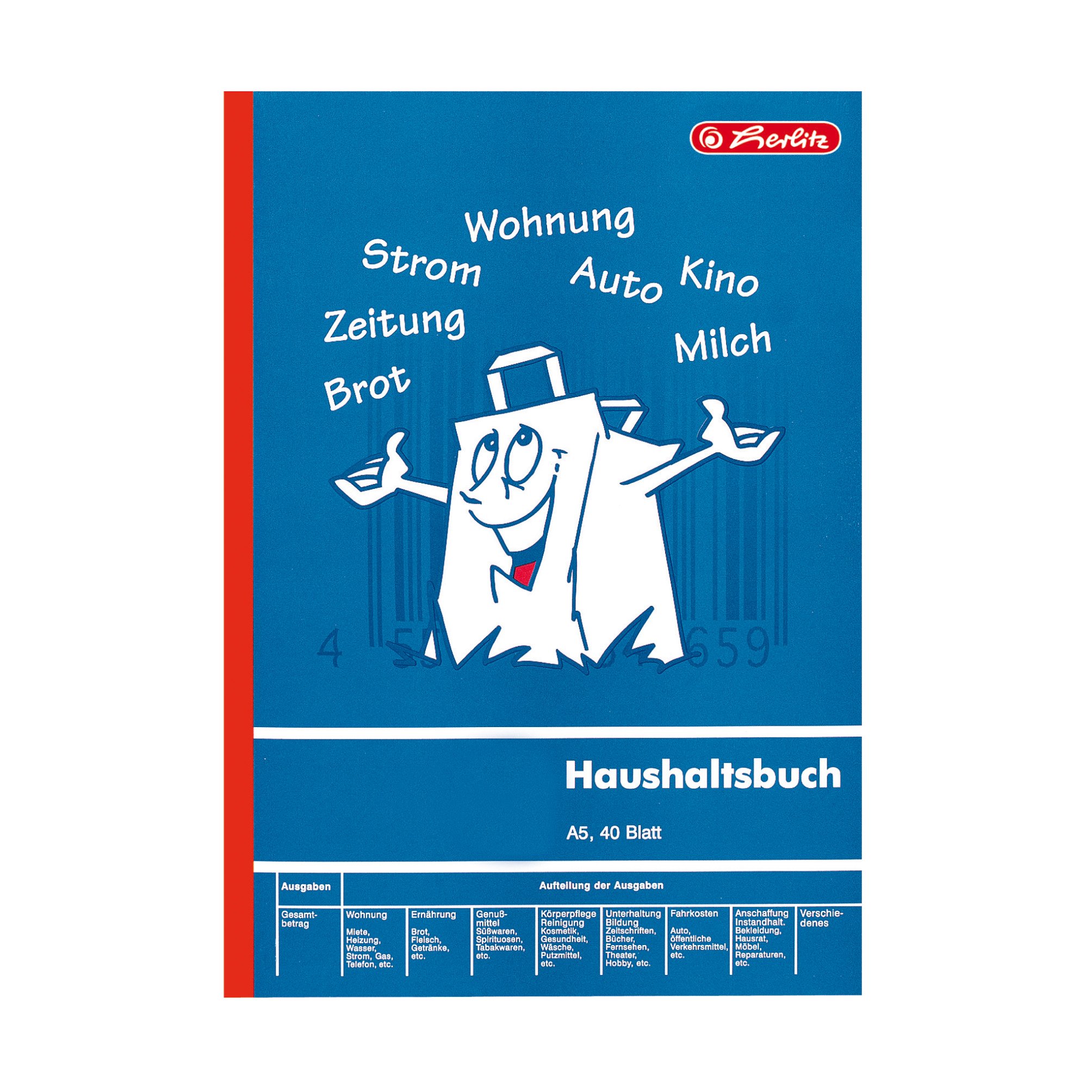 herlitz-haushaltsbuch-a5-40-blatt-mit-einnahmen-und-ausgaben image 1