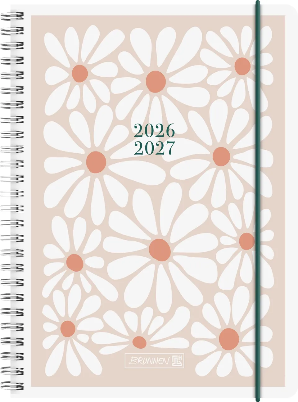 brunnen-sch-lerkalender-2026-2027-daisy-a5-wochenkalender-kunststoff image 1