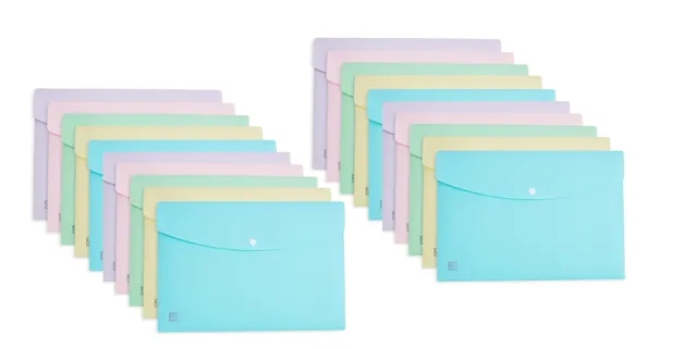 oxford-dokumenten-mappen-a4-kunststoff-pastell-20er-set image 1
