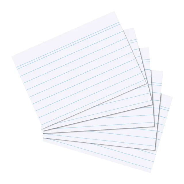 herlitz-karteikarte-a5-liniert-wei-100-st-ck image 1