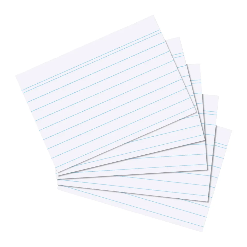 herlitz-karteikarte-a5-liniert-wei-100-st-ck image 1