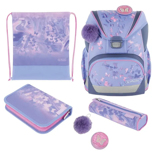 herlitz-ultralight-schulranzen-set-6-teilig-butterfly-paradise-16-l-1-klasse image 1