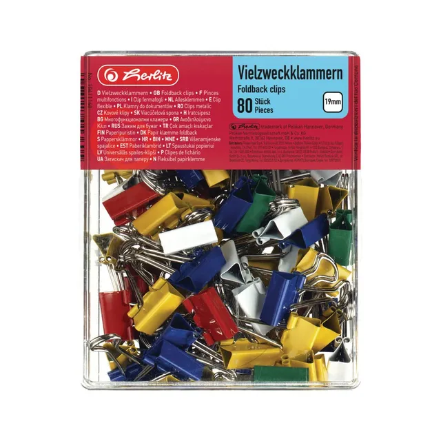 herlitz-vielzweckklammern-box-19-mm-farbig-sortiert-80-st-ck image 1