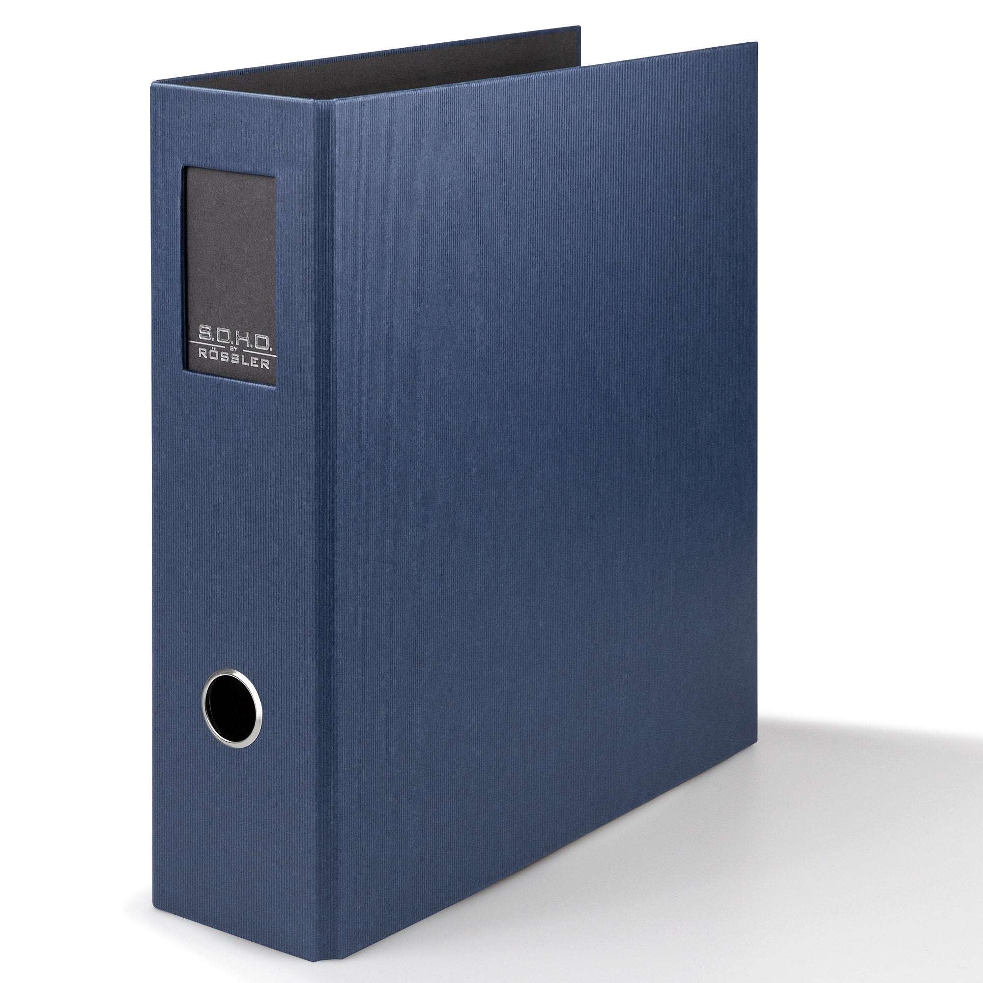 r-ssler-s-o-h-o-ordner-breit-a4-8-5-cm-mit-r-ckenschild-navy-blau image 7