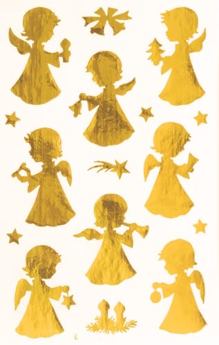 avery-zweckform-z-design-52393-weihnachtsaufkleber-goldene-engel-sterne-32-stick image 7