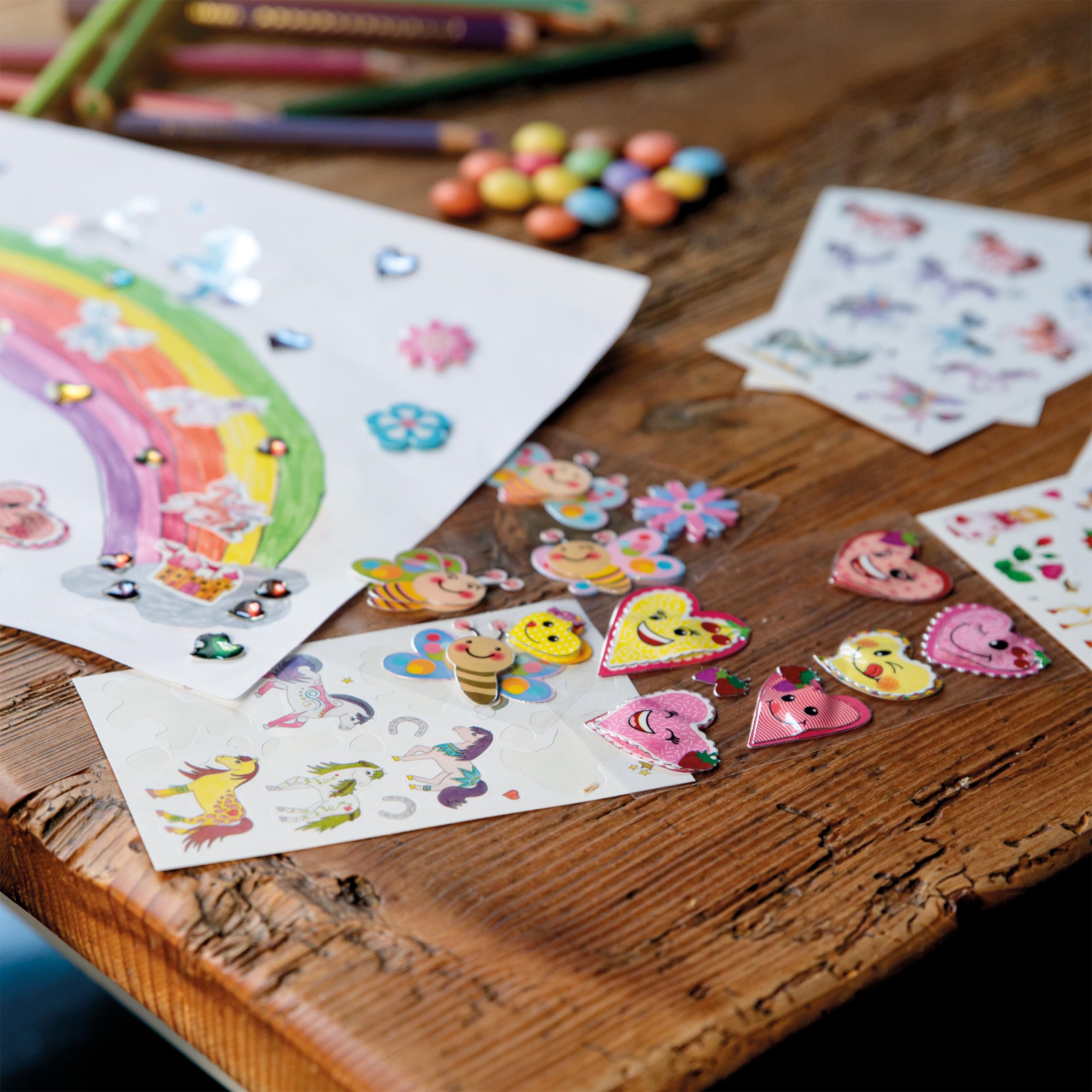 avery-zweckform-z-design-53148-kinder-sticker-einh-rner-18-aufkleber image 4