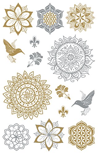 avery-zweckform-55657-z-design-sticker-mandala-silber-gold-14-st-ck image 3