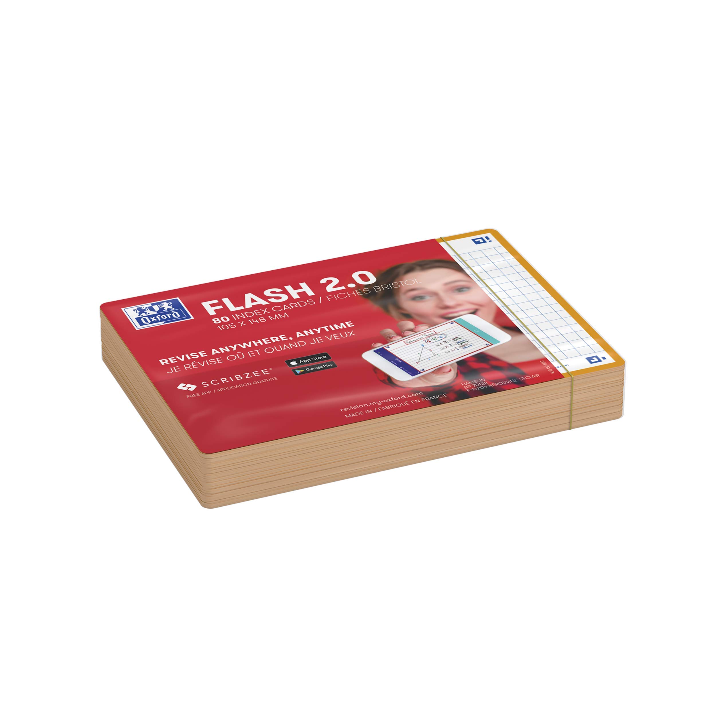 oxford-flash-2-0-flashcards-a6-kariert-5mm-orange-80-st-ck image 4
