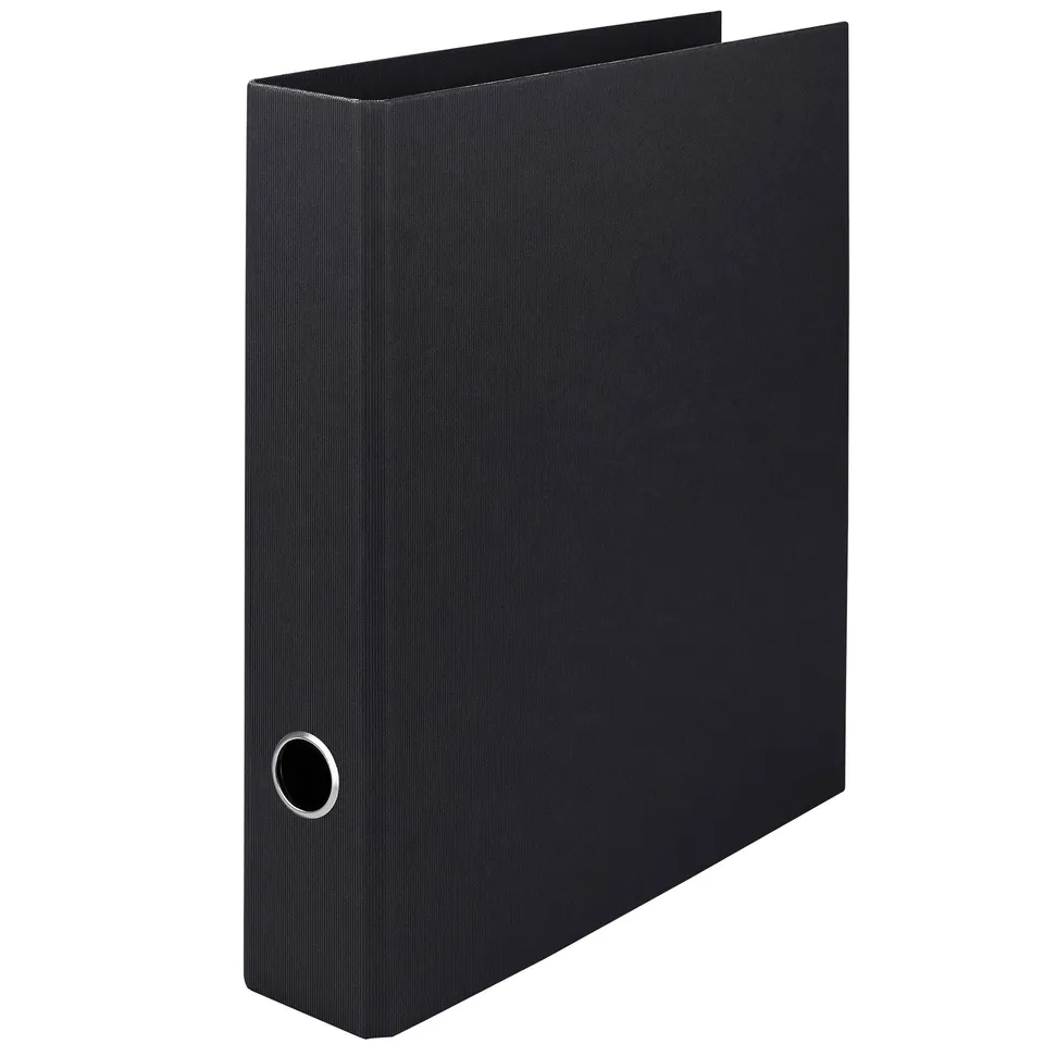 r-ssler-s-o-h-o-ordner-schmal-a4-5cm-schwarz-mit-rippenpr-gung image 1