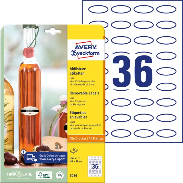avery-zweckform-5086-flaschenetiketten-oval-40x20-mm-wei-360-st-ck image 1