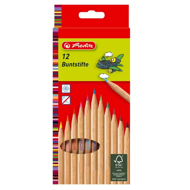 herlitz-buntstifte-sechskant-fsc-holz-natur-12-st-ck-h-ngeschachtel image 1