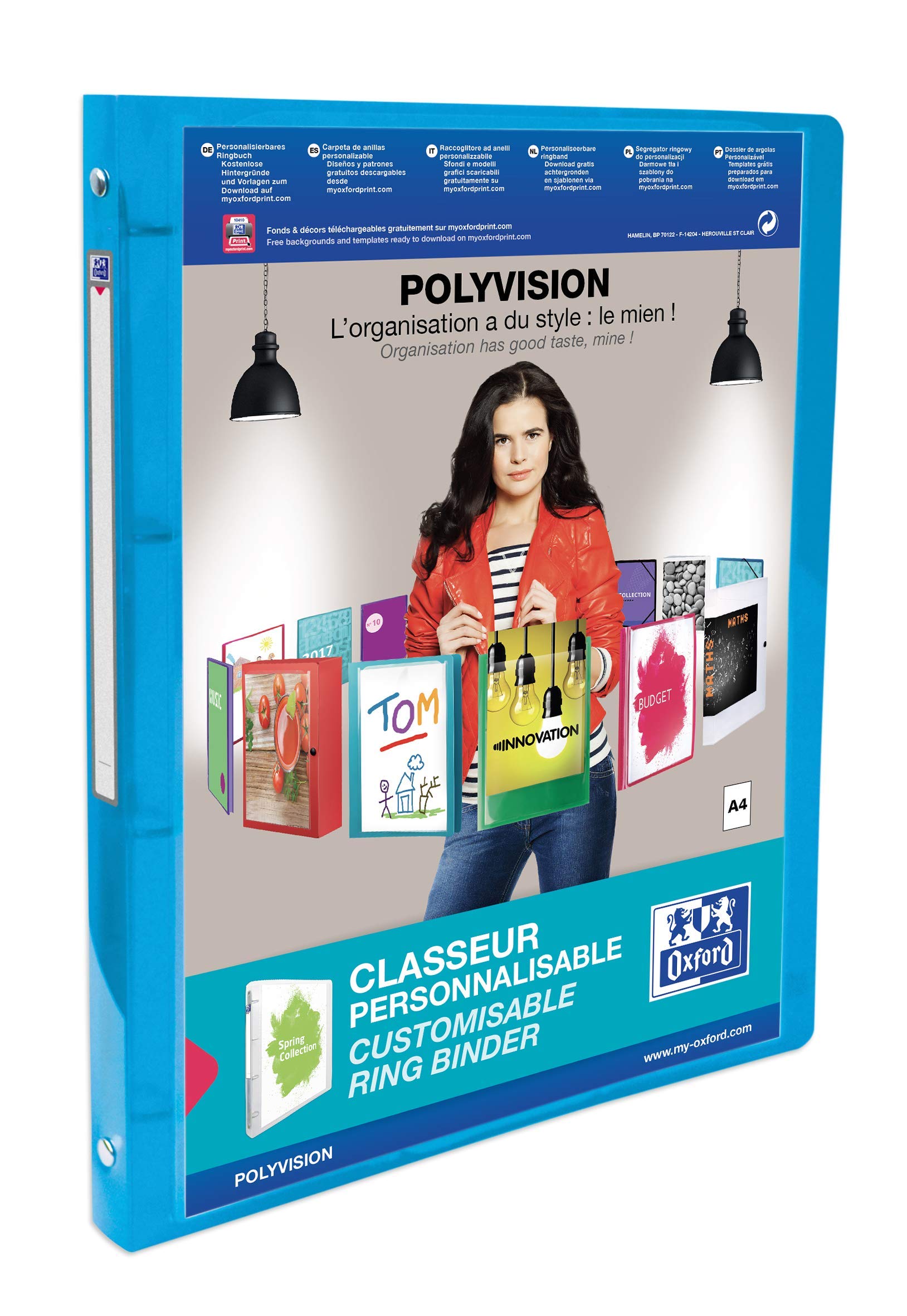 oxford-ringbuch-polyvision-a4-4-ringe-2-cm-r-cken-blau-transparent image 1