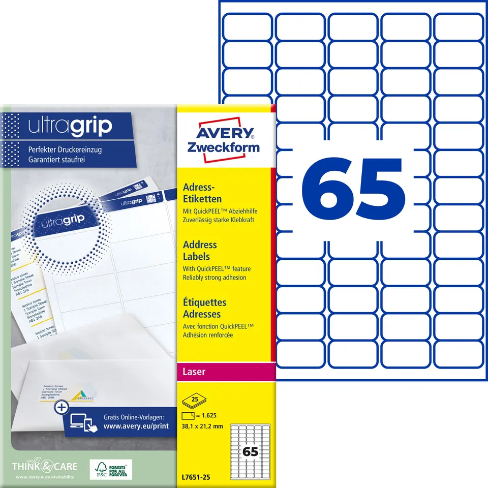 avery-zweckform-l7651-25-adressetiketten-38-1x21-2mm-wei-ultragrip-1-625-st-ck-2 image 1