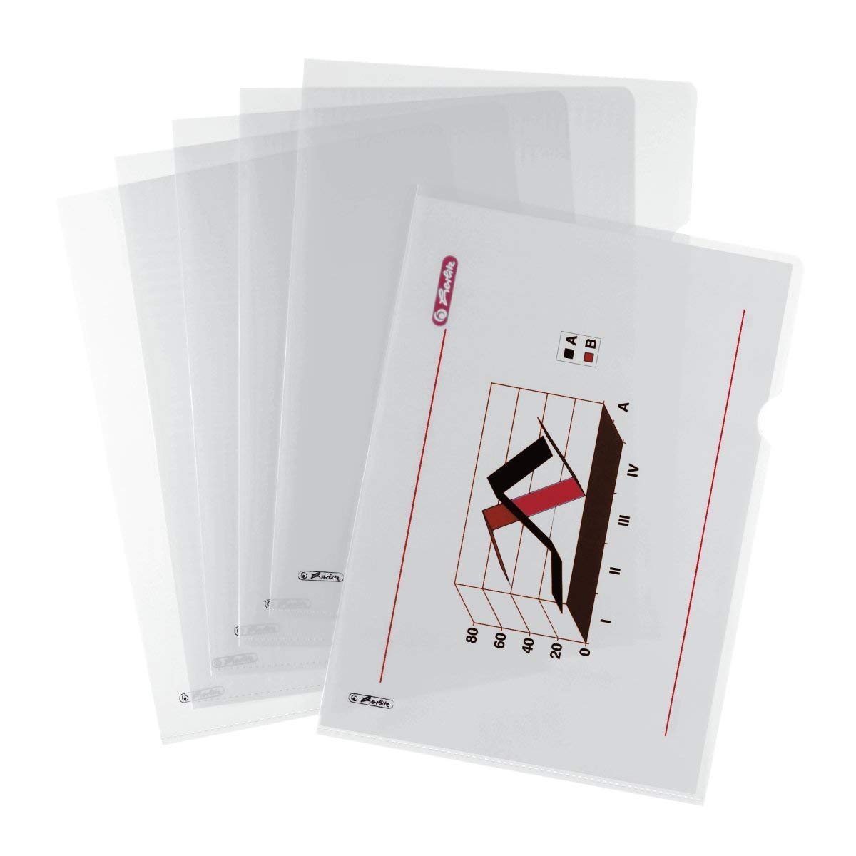 herlitz-aktenh-lle-a4-pyramide-transparent-10-st-ck image 2