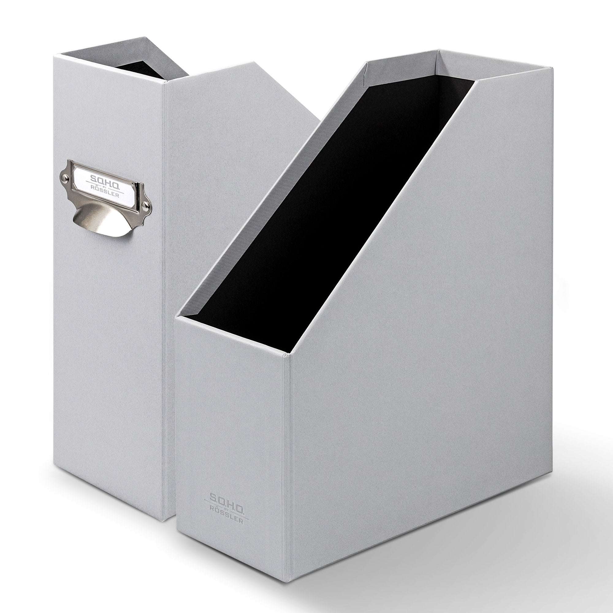r-ssler-s-o-h-o-stehsammler-a4-mit-griff-stone-grau-zeitschriftensammler image 4