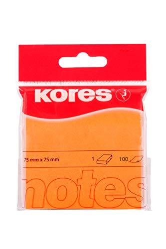 kores-haftnotizen-notes-75x75-mm-orange-100-blatt-selbstklebend image 5