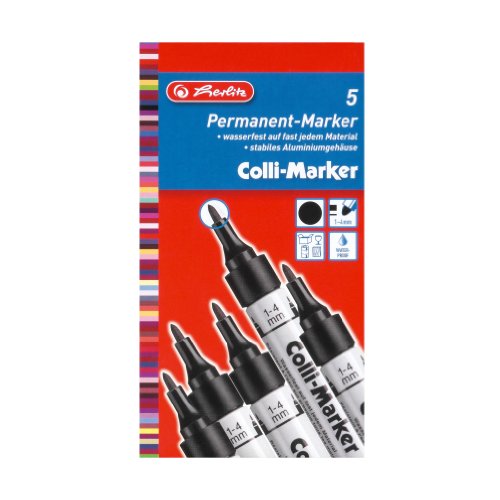 herlitz-colli-marker-schwarz-1-4-mm-wasserfest-permanent-5-st-ck image 5