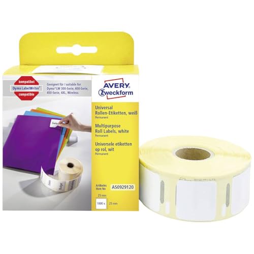 avery-zweckform-as0929120-universal-etiketten-25x25-mm-f-r-dymo-labelwriter-1000 image 3